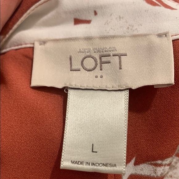 Rust and White Floral Halter Top - Picture 5 of 6